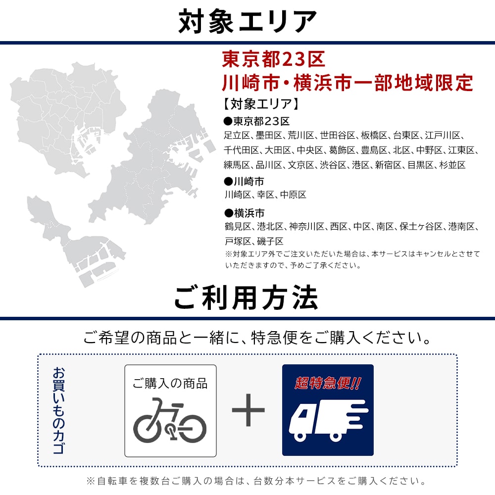 東京23区・川崎市・横浜市一部地域】 超特急便 16時までの注文で 翌日