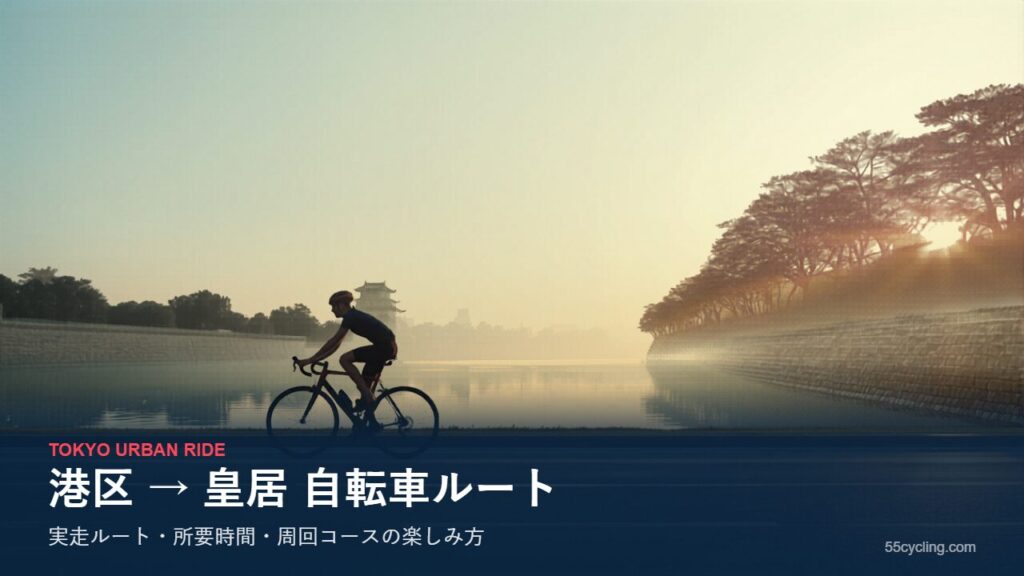 港区 → 皇居 自転車ルート - 実走ルート・所要時間・周回コースの楽しみ方