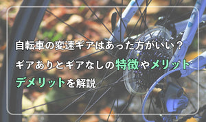 自転車の変速ギアはあったほうがいい？ギアありとギアなしの特徴やメリットデメリットを解説