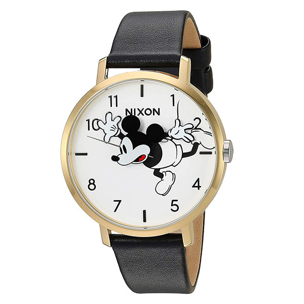 値下げ！Nixon腕時計 MICKEY ARROW LEATHER - 腕時計