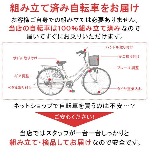 SUNTRUST(サントラスト) 自転車 ママチャリ 27インチ 6段変速ギア SS