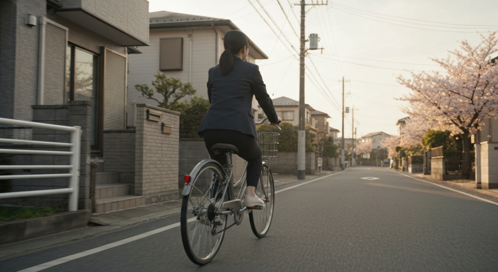 電動自転車のハンドル高さ調整と正しい姿勢